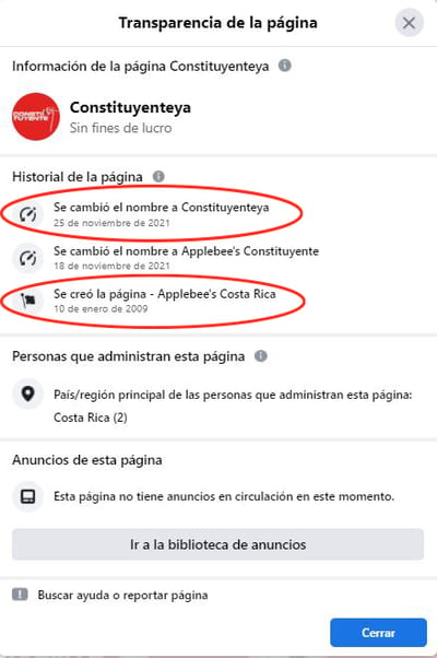 En la pestaña de "transparencia" se puede visualizar el cambio realizado.