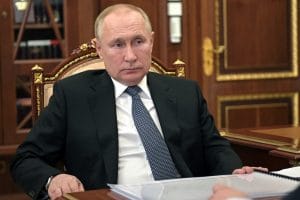 Vladimir Putin, presidente de Rusia.(Photo by Mikhail KLIMENTYEV / SPUTNIK / AFP)