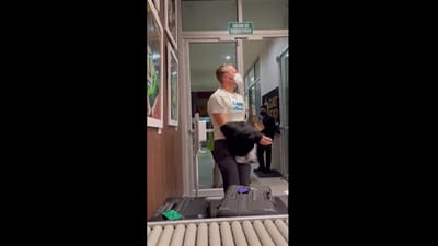 Chris Martin, vocalista de Coldplay, arribó al país este 4 de marzo. Foto. Cuenta en Twitter Coldplay Costa Rica