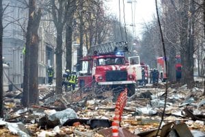 Ataque en ciudad de Járkiv (Foto: CNN)