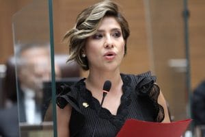 Diputada Daniela Rojas, jefa de fracción del PUSC. (Archivo/CRH).