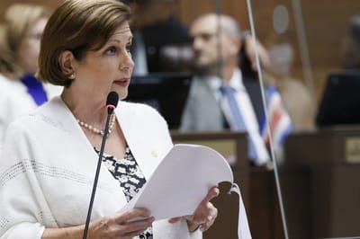 La oficialista Pilar Cisneros insiste que el proyecto generará oportunidades para más trabajo. (Foto: Asamblea)