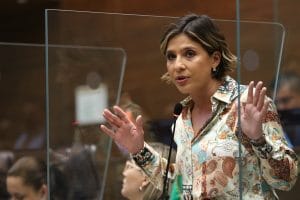 Daniela Rojas, jefa de bancada del PUSC. (Archivo/CRH).