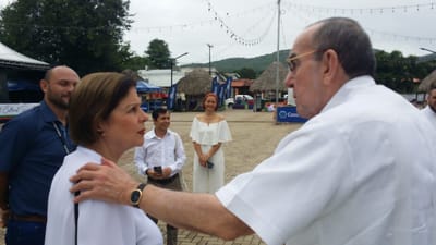 Pilar Cisneros y Rodrigo Arias. Foto archivo.