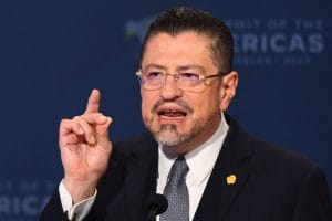 Rodrigo Chaves, presidente de la República ( AFP)