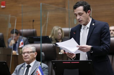 El diputado Manuel Morales dice que no ha conversado con el presidente Chaves aún. (Foto: Asamblea)