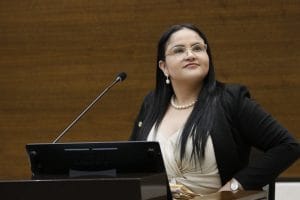 Joselyn Chacón, ministra de Salud. (Asamblea Legislativa).