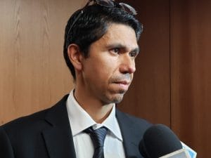 El ministro Luis Amador, no sabe por qué no se hizo el cierre en la ruta 1. (Foto: CRH)