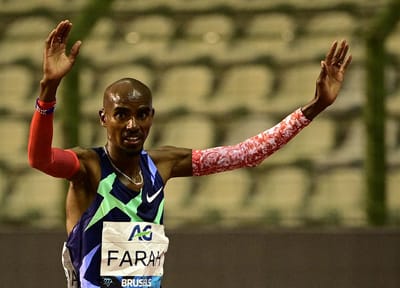 Atleta Mo Farah. (Photo by MARTIN BUREAU / AFP)
