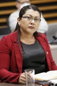 La diputada del PLN, Sonia Rojas lamentó los señalamientos de la oficialista. (Foto: Minor Solís)