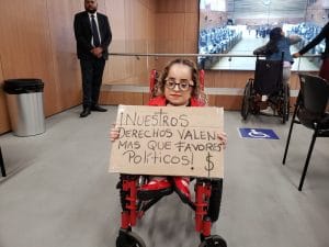 La activista defensora de los derechos humanos, Nicole Mesén explicó la preocupación por el proyecto. (Foto: CRH)