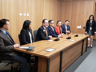 La fracción del PLP presentó los proyectos. (Foto: CRH)
