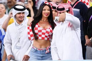 Ivana Knoll causa sensación en los estadios del Mundial | Tomada de internet