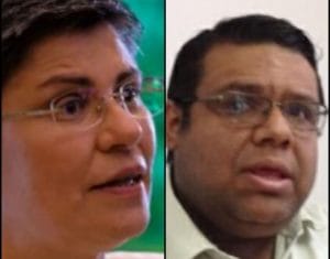 Laura Arguedas y Erick Ulate son dos de los candidatos a la Defensoría de los Habitantes. (Foto: CRH)