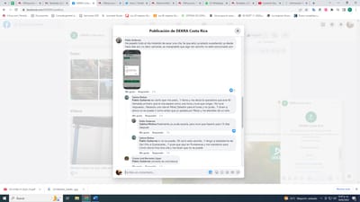Quejas y comentarios en la página en Facebook de Dekra. Cortesía