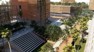Diseño conceptual de Ciudad Gobierno, según la propuesta del arquitecto Franco Micucci. Casa Presidencial