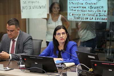 Marta Eugenia Esquivel, presidenta de la Caja. Foto: archivo.
