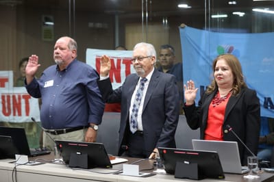 Los directivos suspendidos de la Caja comparecieron ante los legisladores. (Foto: Asamblea)