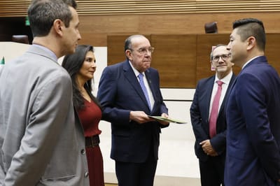 La delegación del FMI realizó un encuentro con diputados en abril pasado donde reiteró la importancia de la regla fiscal. (Foto: Asamblea)