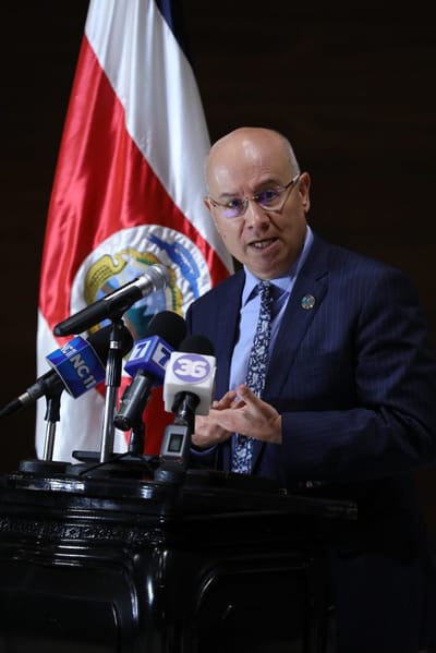 José Vicente Troya, Representante Residente del Programa de las Naciones Unidas (PNUD) en Costa Rica. (Foto: Asamblea)