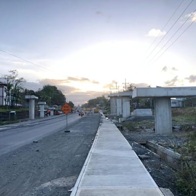 Imagen de uno de los tramos que componen el proyecto de ampliación de ruta 32, entre Río Cuarto y Limón. Cortesía Coapro