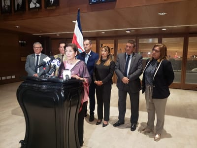 Los diputados oficialistas votaron en contra. Foto: CRH.