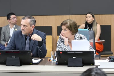 Diputados oficialistas Daniel Vargas y Pilar Cisneros.