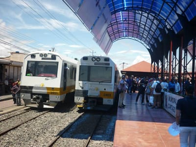 Tren de Incofer en Cartago. Imagen con fines ilustrativos.