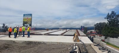 Intercambio elevado sobre Avenida 23, en el proyecto Taras-La Lima. CRH