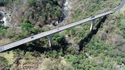Puente sobre el río Concepción, en la ruta 27: Foto: Lanamme