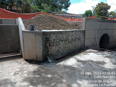 Nuevo paso sobre la quebrada La Fuente. Foto: MOPT/Conavi