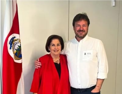 Pilar Cisneros con Federico Cruz