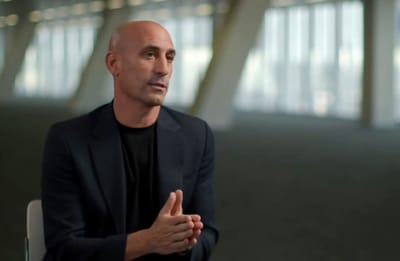 Luis Rubiales conversó con Piers Morgan sobre el beso.