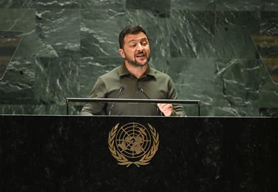 El presidente ucraniano, Volodimir Zelenski/AFP