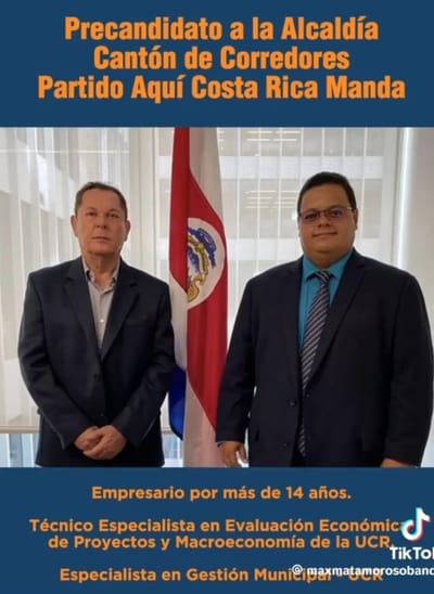 El asesor y candidato forma parte del equipo del diputado de Gobierno Alexander Barrantes.