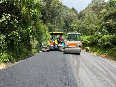 Los trabajos se realizan entre las 6:00 a.m. y las 3:00 p.m. con pasos regulados. Cortesía MOPT