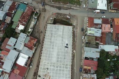 Imagen de las obras de la UF 5 de Circunvalación Norte, entre Tibás y Calle Blancos. MOPT/Conavi
