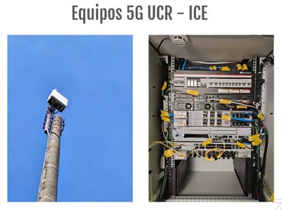 Equipos 5G en la UCR