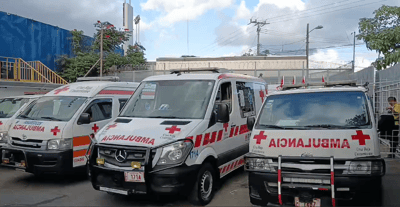 Unidades de Cruz Roja en Zapote