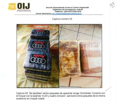 Imagen extraída del teléfono de Charlyn e incluida en el informe policial.