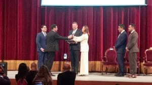 Juramentación de Gisela Sánchez como Presidenta Ejecutiva del BCIE. (CRH).