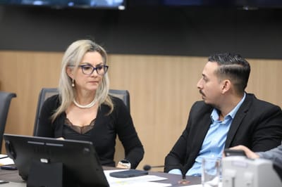La diputada del PLP Kattia Cambronero y el diputado del FA Ariel Robles forman parte de la Comisión de Ambiente. Foto: Asamblea.
