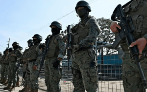 Militares, Ecuador. Foto AFP.