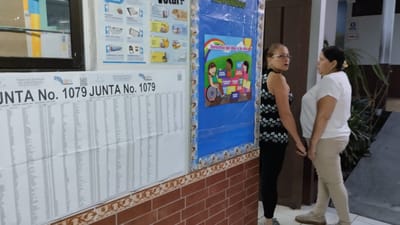 Mora debía votar en la mesa 1079 en Santa Ana. Foto: cortesía.