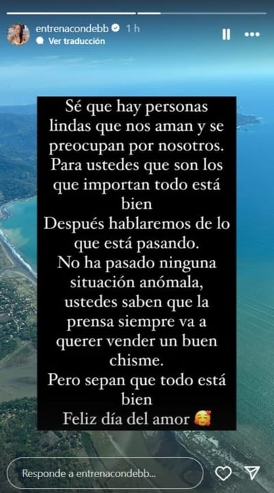 Historia publicada por Deborah este miércoles.