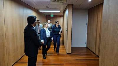 Marta Esquivel, este jueves en la Asamblea Legislativa