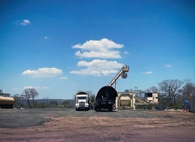 Imagen de los trabajos iniciados por MECO en la pista del Daniel Oduber el pasado 8 de marzo de 2024. MOPT