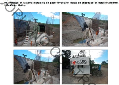 Una de las empresas subcontratadas en el proyecto. Conavi/Auditoría Interna