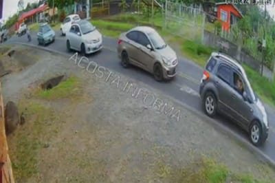 FOTO: (Acosta Informa. captura antes del choque)
