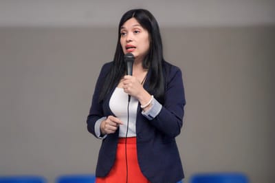 Rectora del TEC, María Estrada.